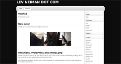 Desktop Screenshot of levneiman.com